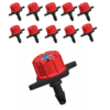 Pack Riego 10 Goteros de Caudal Regulable